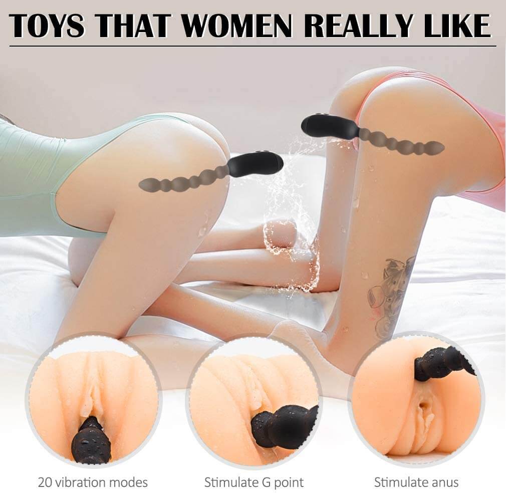 Prostate Stimulator Vibrating Butt Plug For Gay - Adult Toys