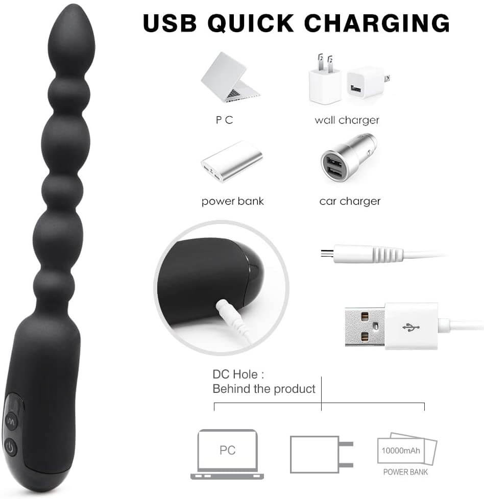 Prostate Stimulator Vibrating Butt Plug For Gay - Adult Toys