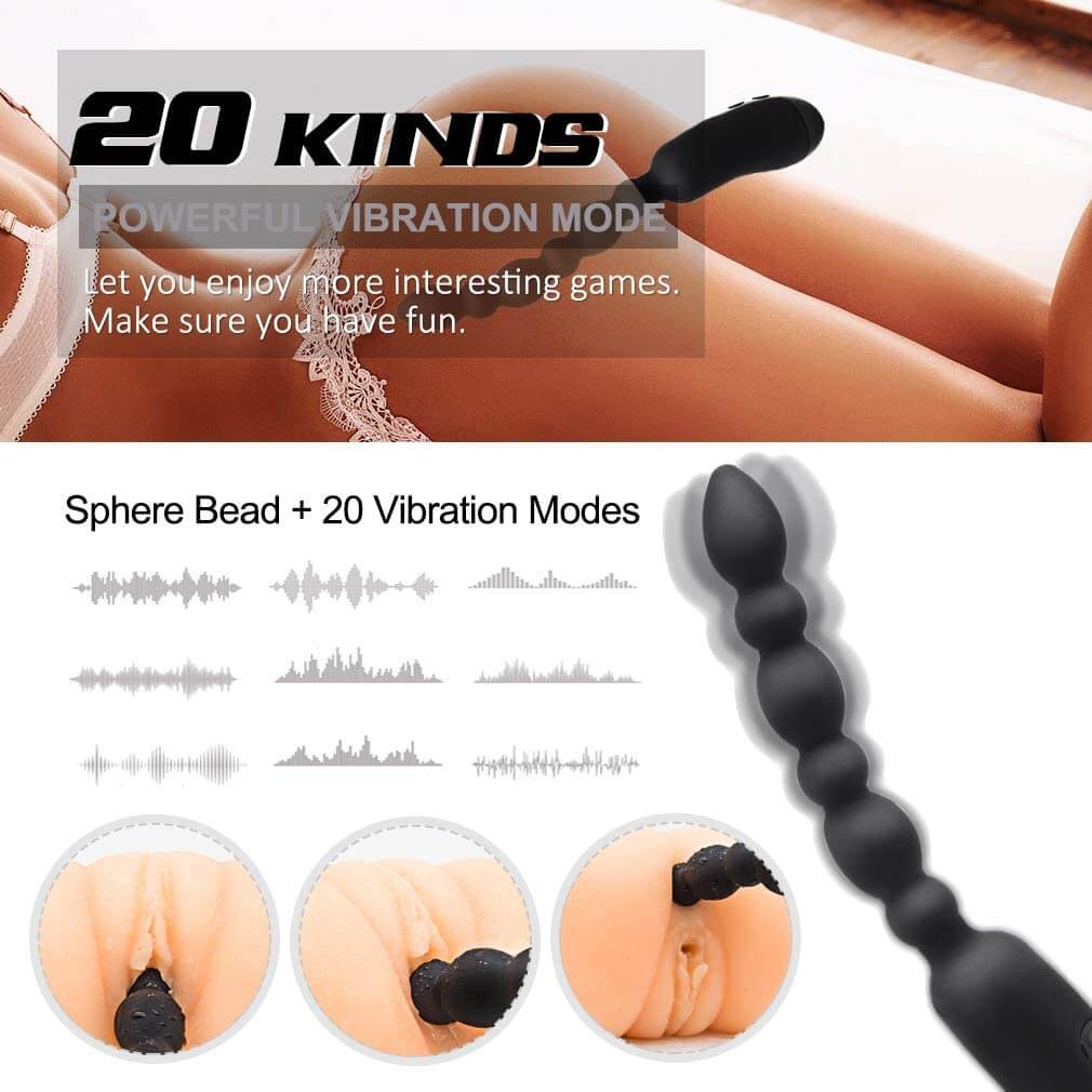 Prostate Stimulator Vibrating Butt Plug For Gay - Adult Toys