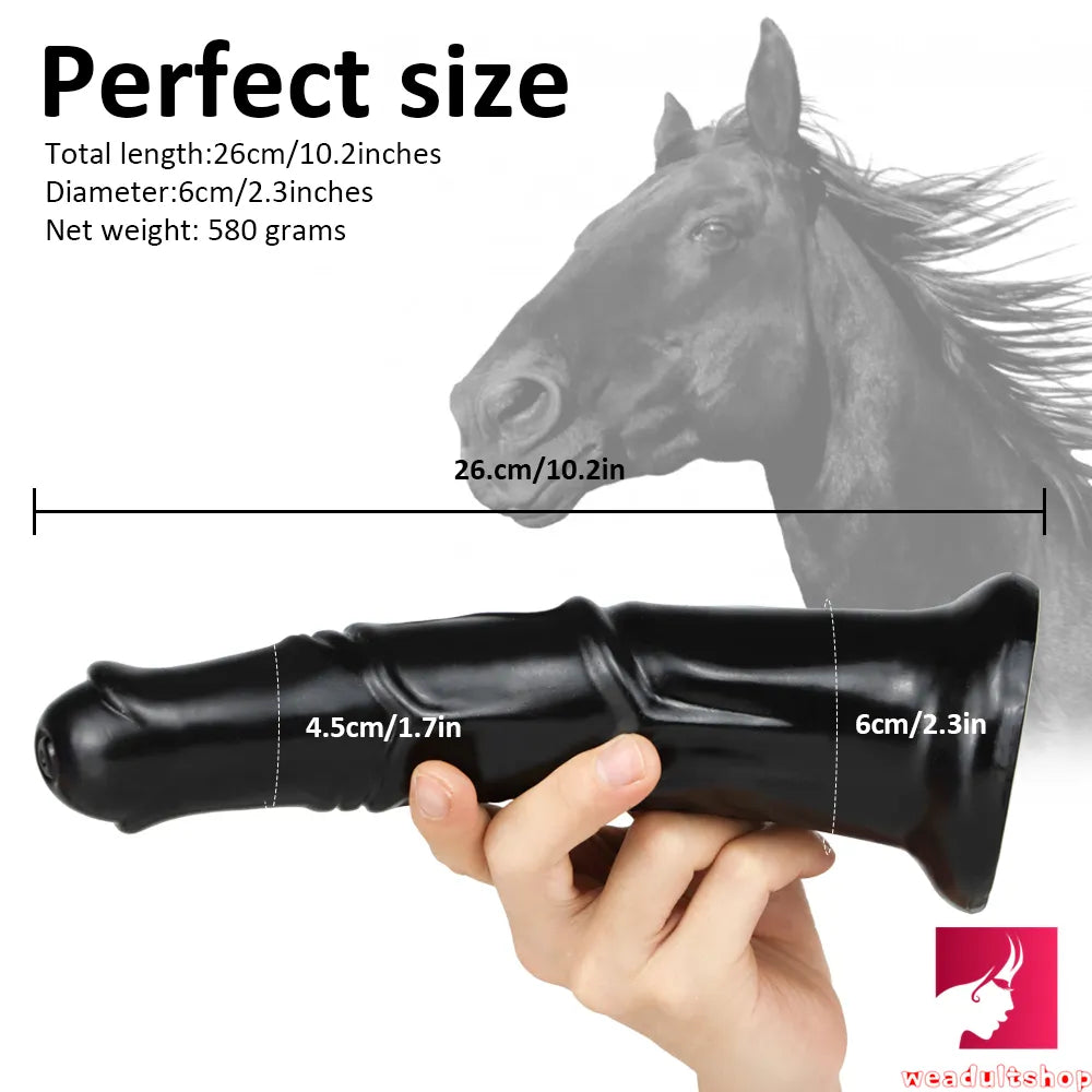 10.2in Women Sex Orgasm Horse Animal Dildo For Anal Play