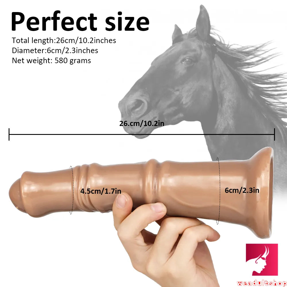 10.2in Women Sex Orgasm Horse Animal Dildo For Anal Play