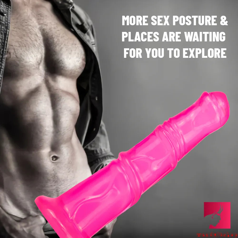 10.2in Women Sex Orgasm Horse Animal Dildo For Anal Play