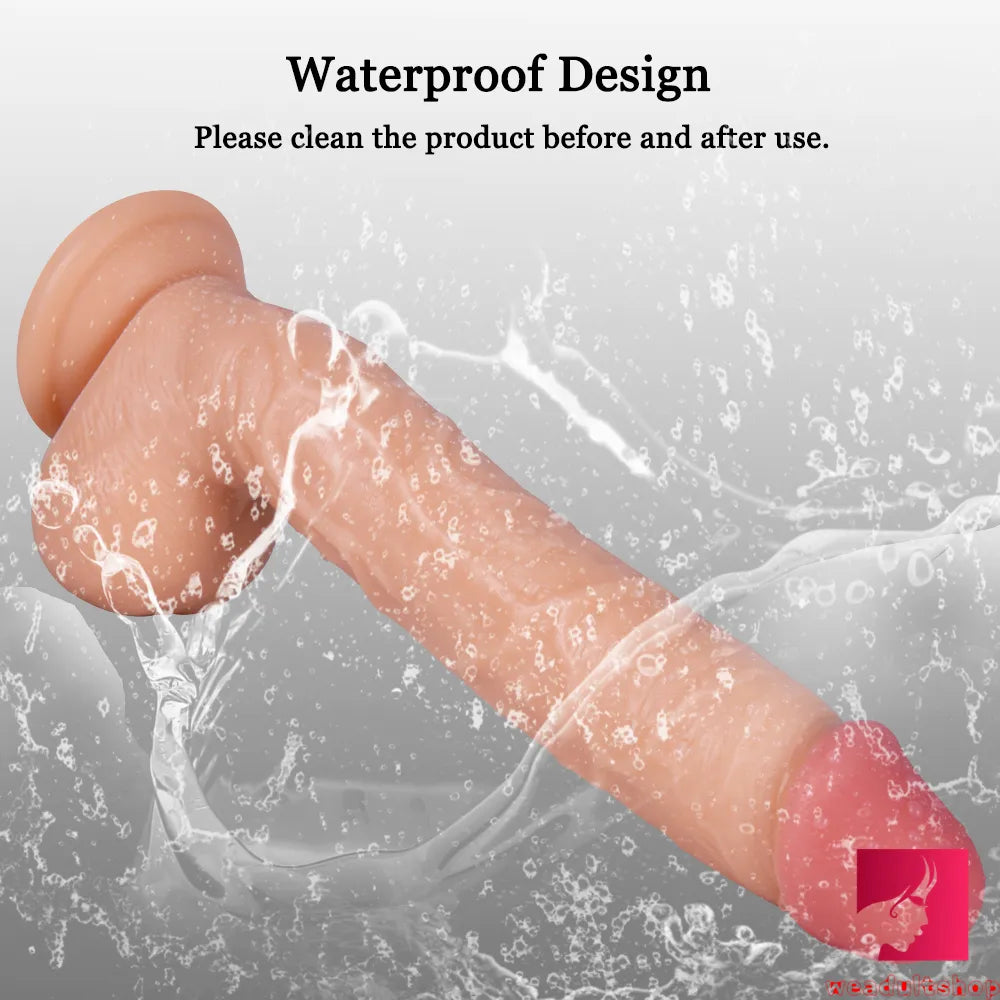 11.22in Large Dildo Realistic Blood Vessel Imitation Penis For Woman