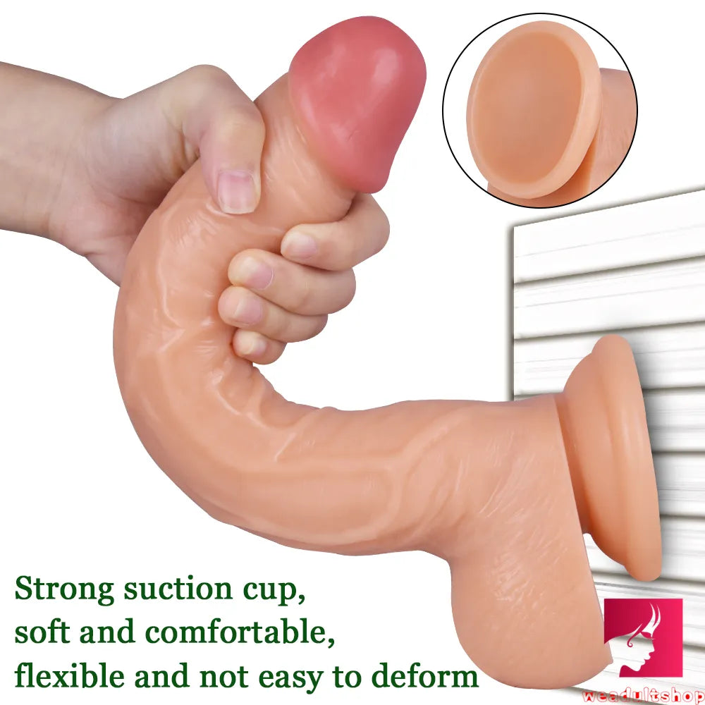 11.22in Large Dildo Realistic Blood Vessel Imitation Penis For Woman