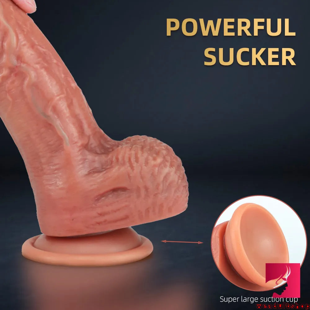 9.29in Super Lifelike Real Life Sex Play Women Men Penis Dildo