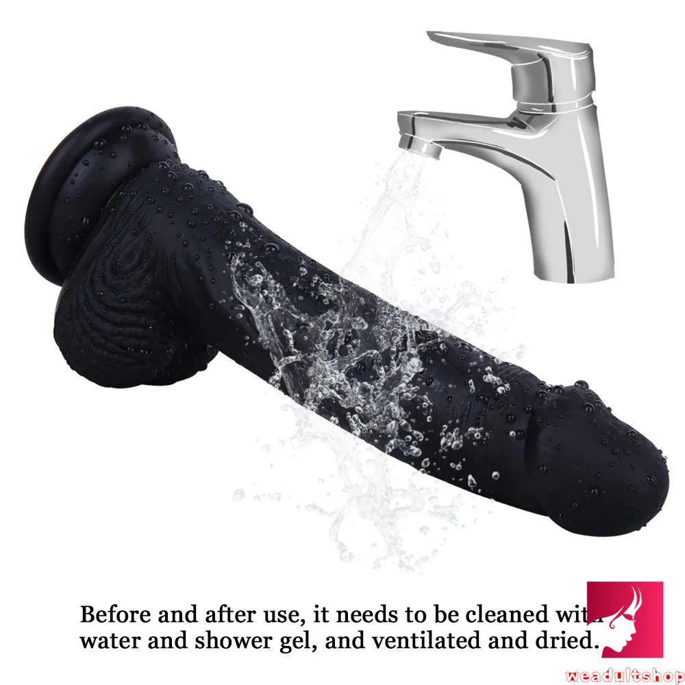 7.87in Real Looking Adult Toy Skin Feeling Realistic Dildo Sex Toy