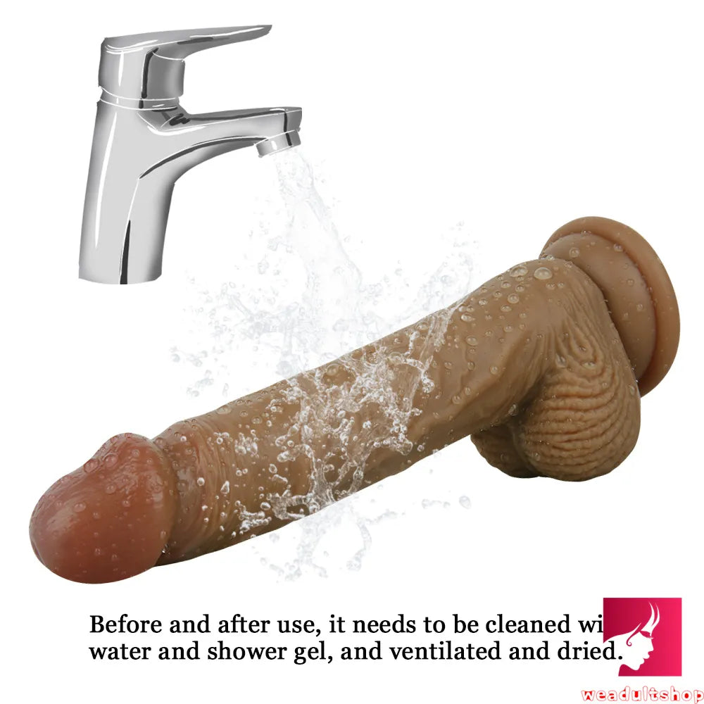 7.87in Real Looking Adult Toy Skin Feeling Realistic Dildo Sex Toy