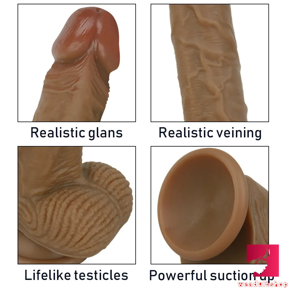 7.87in Real Looking Adult Toy Skin Feeling Realistic Dildo Sex Toy