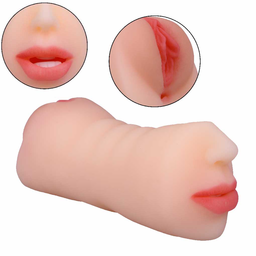 Life Like Guy Using Pocket Pussy Sale 3D Dual Sex Toy weadultshop