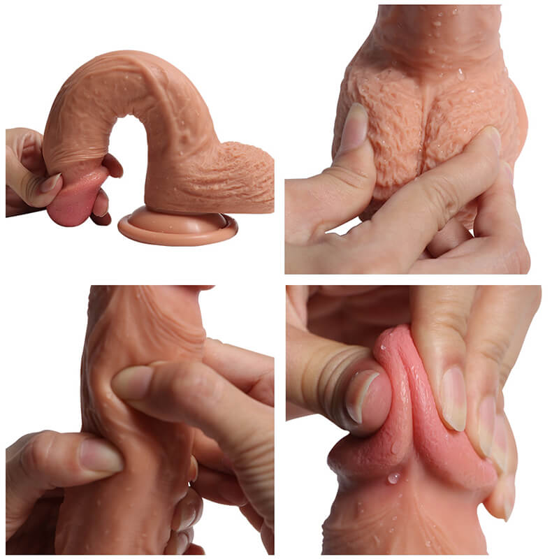 8 inch Silicone Thick Hard Dildo For Women weadultshop