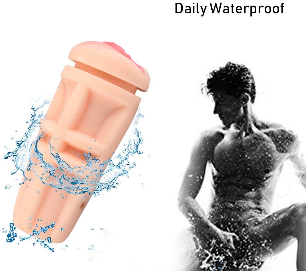 Detachable Pocket Pussy Sex Toy Vibrating Male Masturbator Cup - Adult Toys