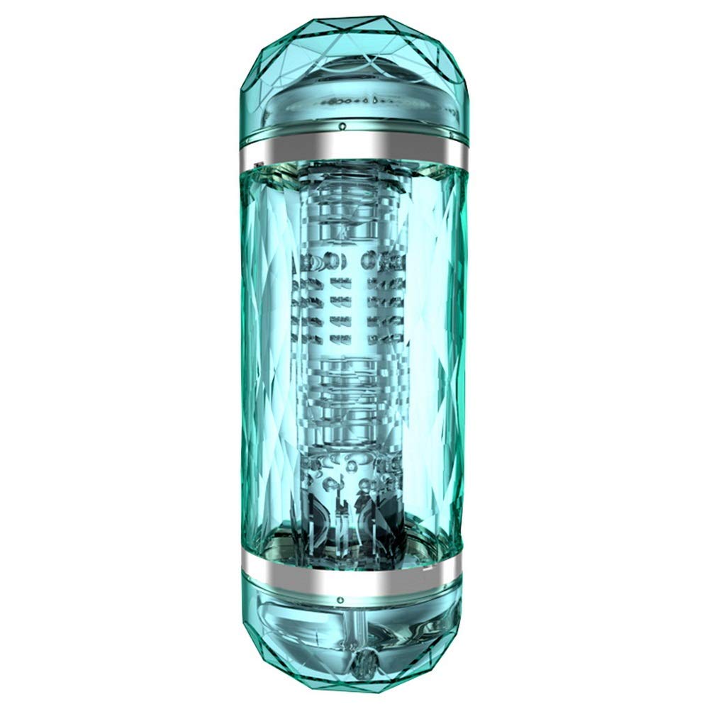 Double Heads 4D Silicone Deep Throat Male Masturbator Vagina Mouth - Adult Toys