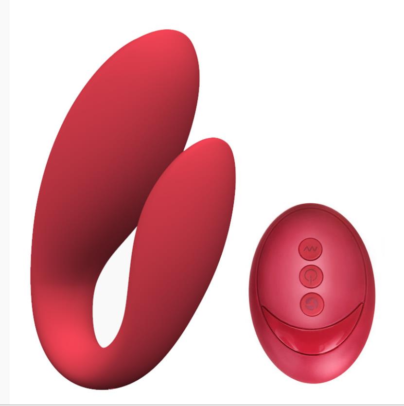 Wearable Wireless Vibrator Dildo G Spot C Shape Silicone Stimulator - Adult Toys