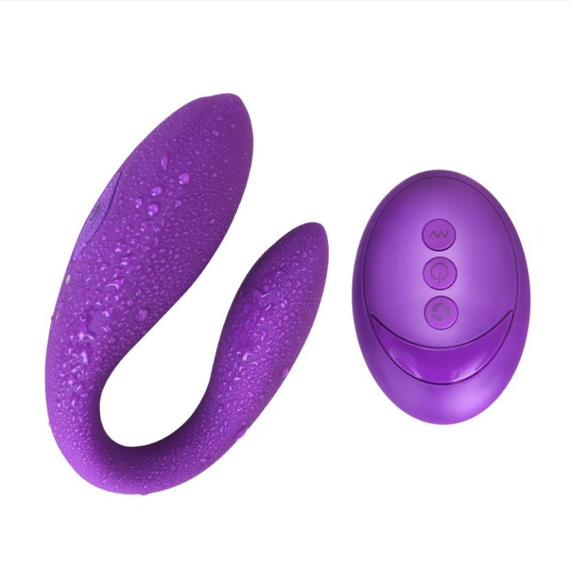 Wearable Wireless Vibrator Dildo G Spot C Shape Silicone Stimulator - Adult Toys