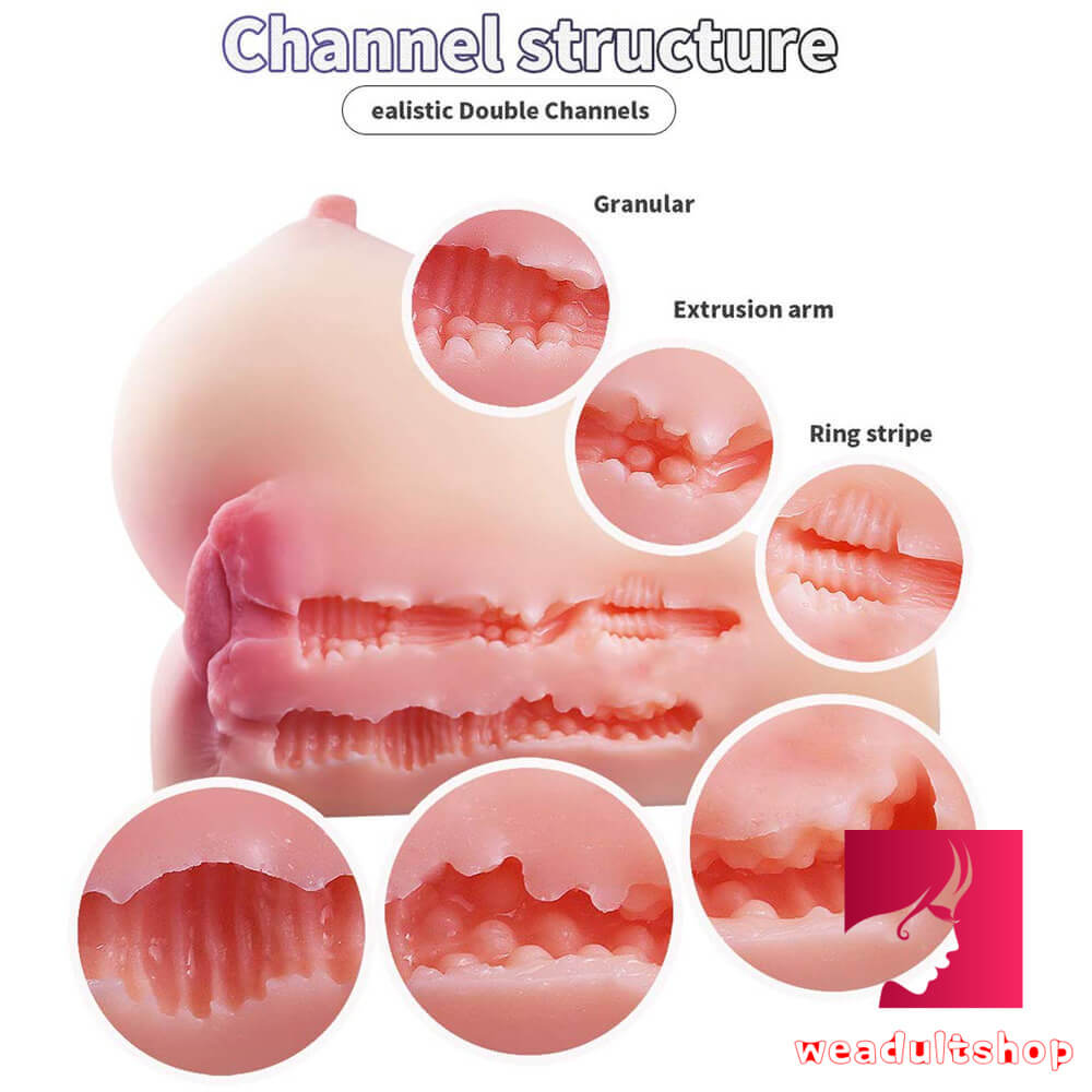 6.8Lb Life Size Breasts Female Torso With Anus And Pussy