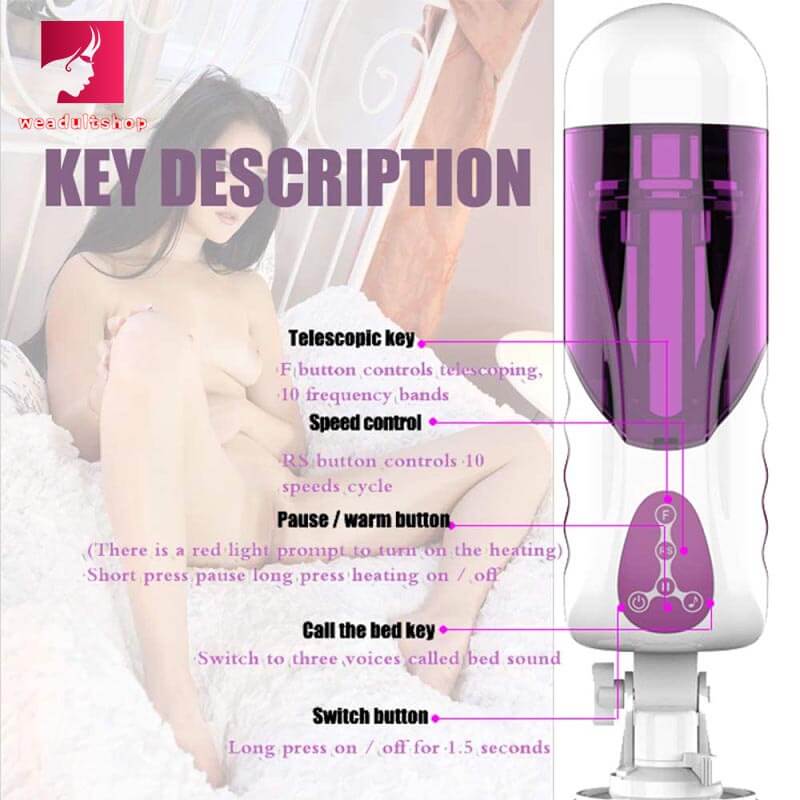Realistic Pocket Masturbator Heating Mens Cock Stroker Toy - Adult Toys