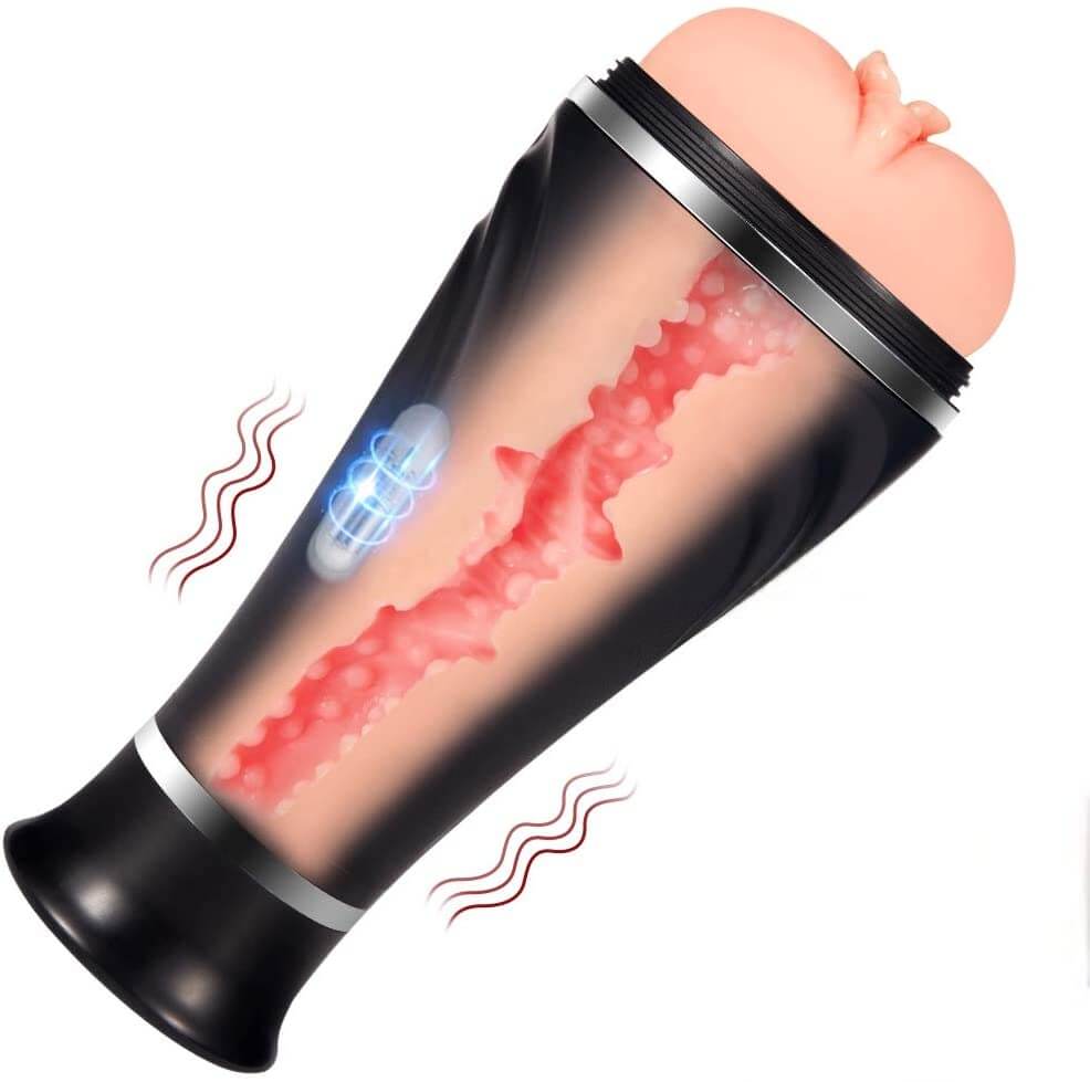 10 Vibrating Virgina Pussy Stroker Adult Sex Toy Best Sex Toys
