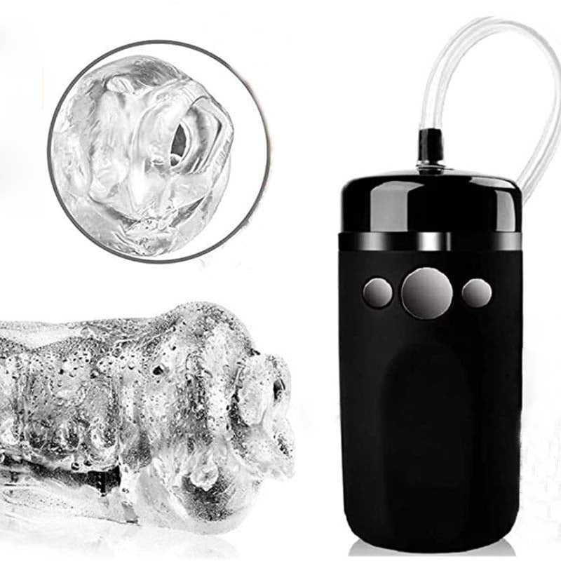 Pocket Pussy Blowjob Glans Sucking Male Sex Toy - Adult Toys