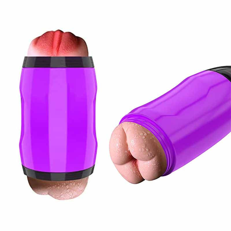 2-in-1 Stroker Vagina & Ass Mouth Masturbator Penis Pocket Pussy weadultshop