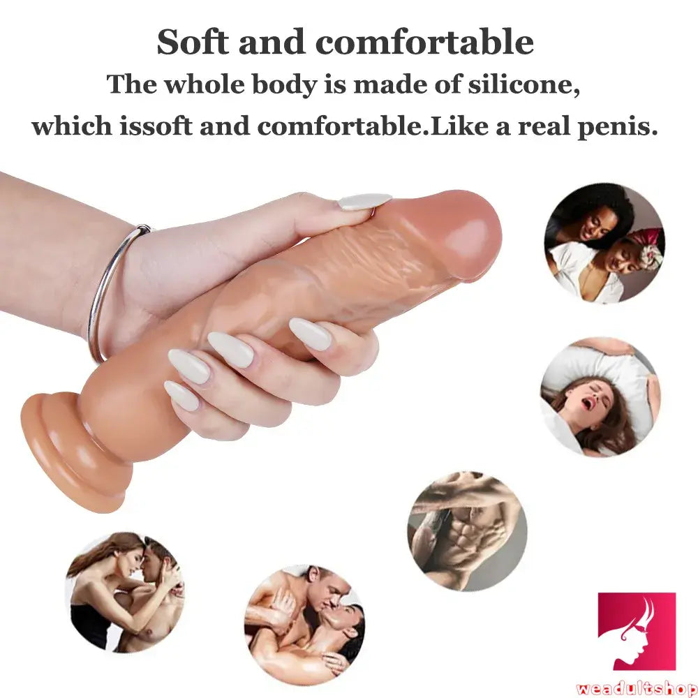 7.48in Realistic Penis Dildo For Women With Lifelike Blue Veins