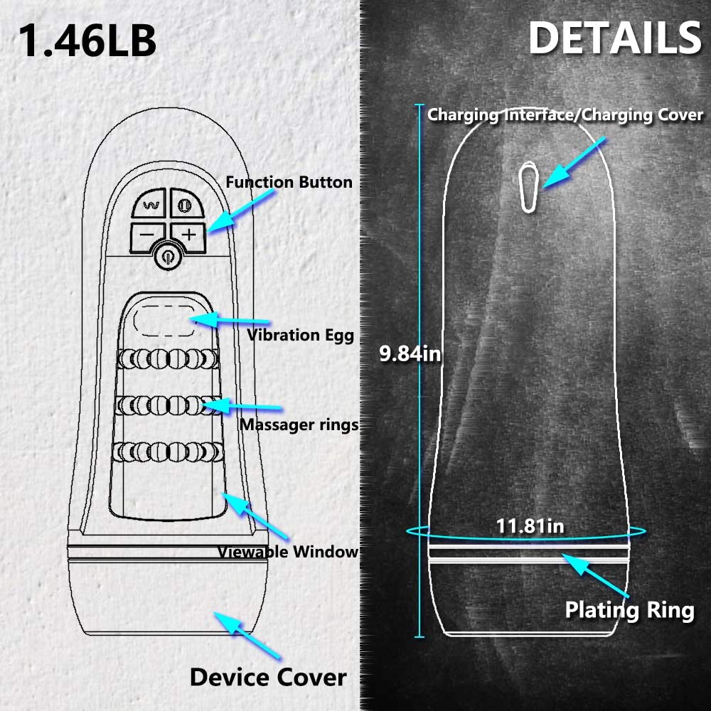 Penis Training Thrusting Vibration Simulation 3D Realistic Vagina Best Sex Toys