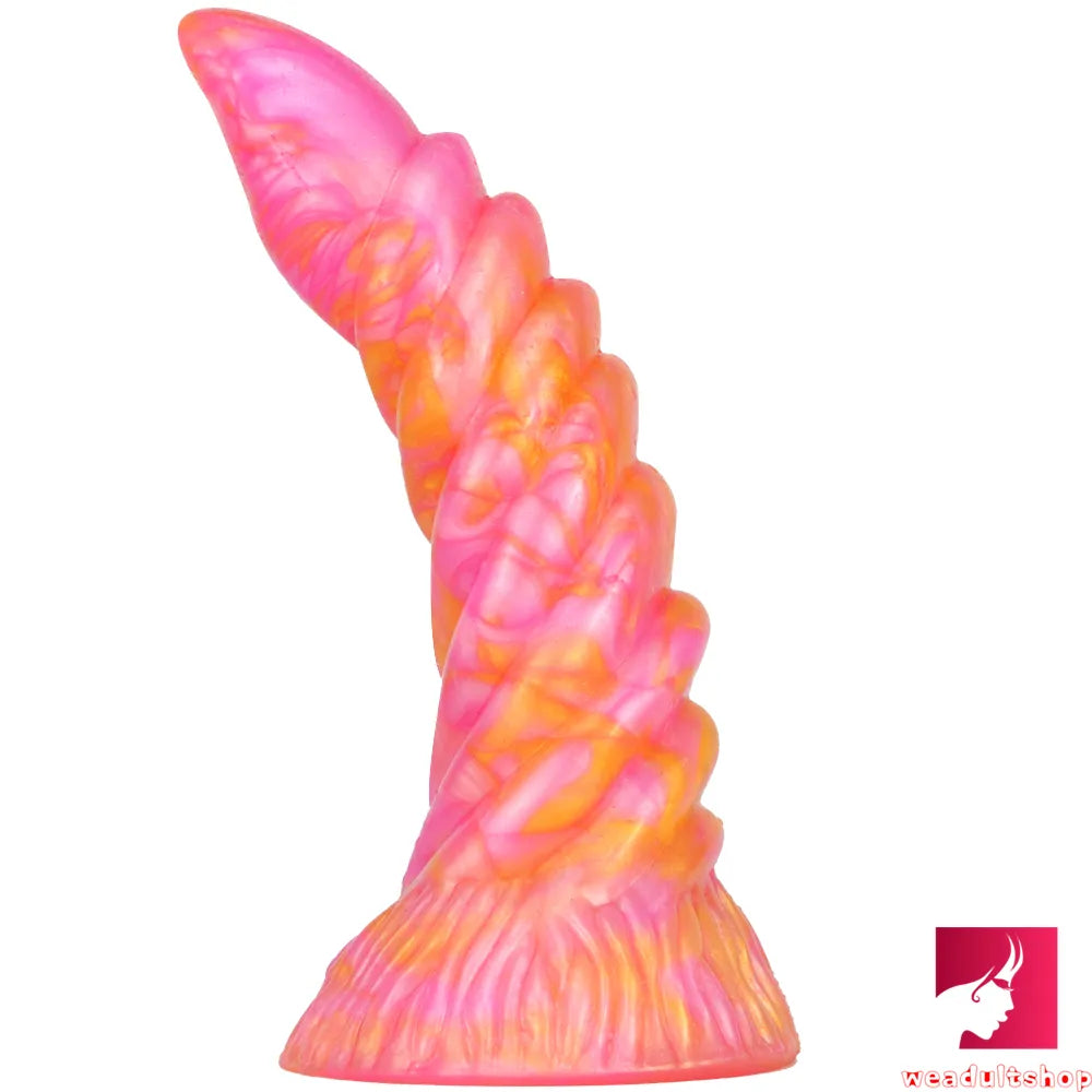 7.6in Mixed Colors Snake Animal Dildo Real Feeling Penis Toy
