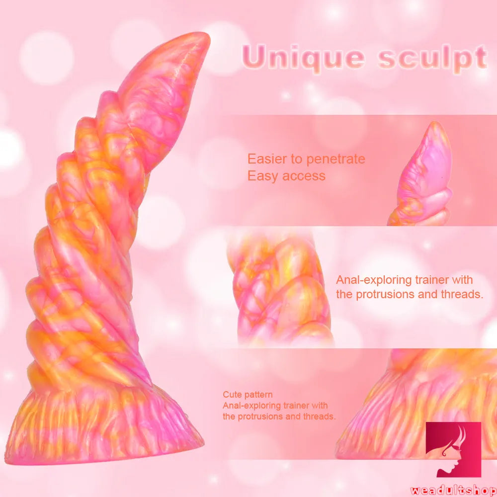 7.6in Mixed Colors Snake Animal Dildo Real Feeling Penis Toy