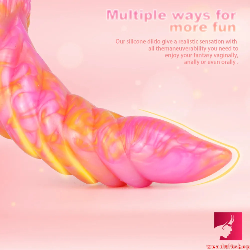 7.6in Mixed Colors Snake Animal Dildo Real Feeling Penis Toy