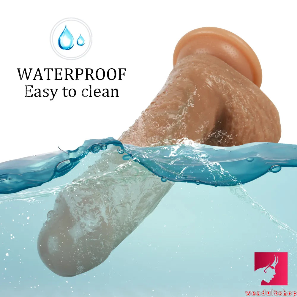 7.48in Portable Realistic Suction Cup Dildo Erotic Soft Woman Toy