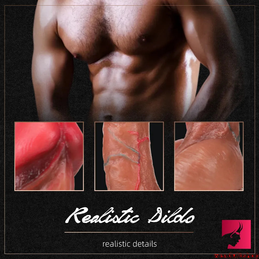 8.1in Real Looking Life Hyper Realistic Penis Dildo For Women