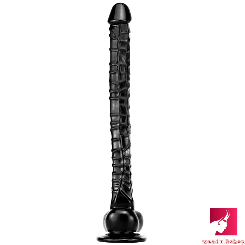 16.5in Super Long Big Dildo With Base For Hands-free Play