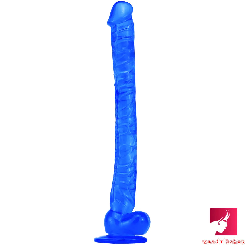 16.5in Super Long Big Dildo With Base For Hands-free Play