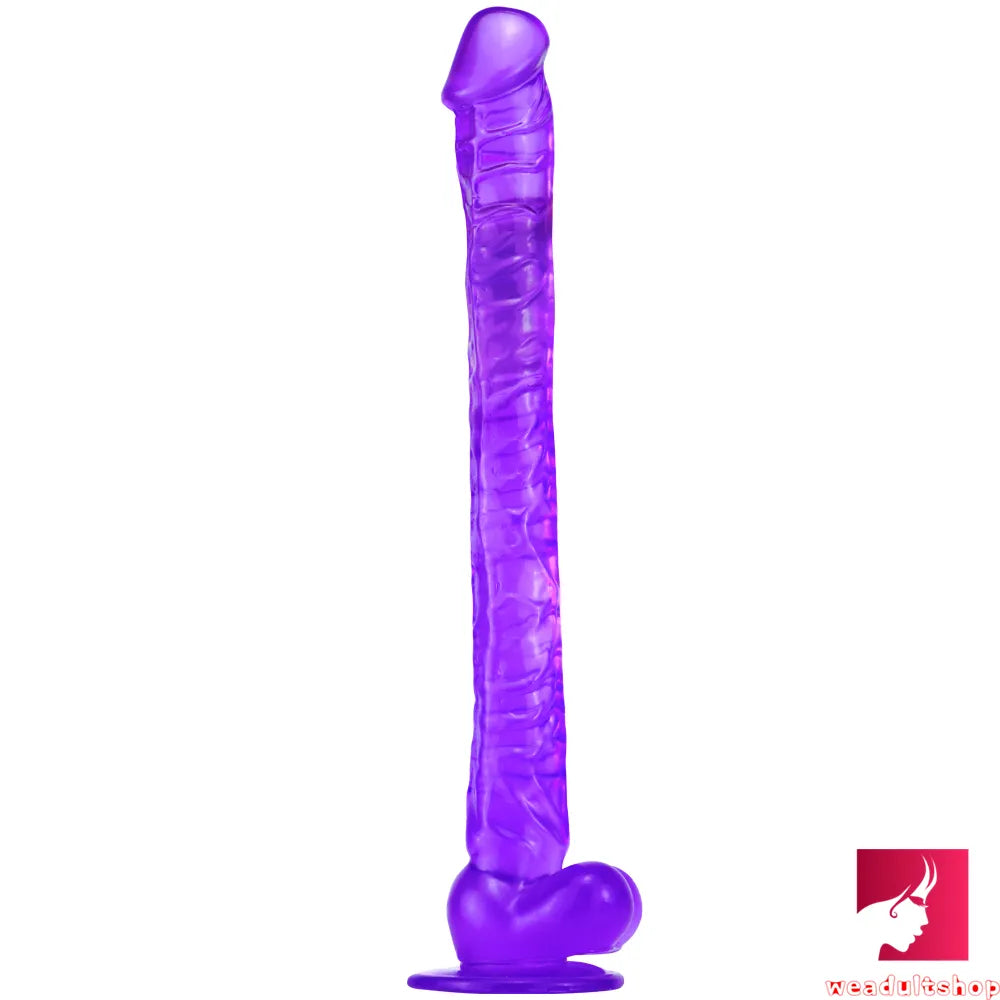 16.5in Super Long Big Dildo With Base For Hands-free Play