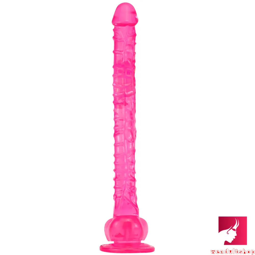 16.5in Super Long Big Dildo With Base For Hands-free Play