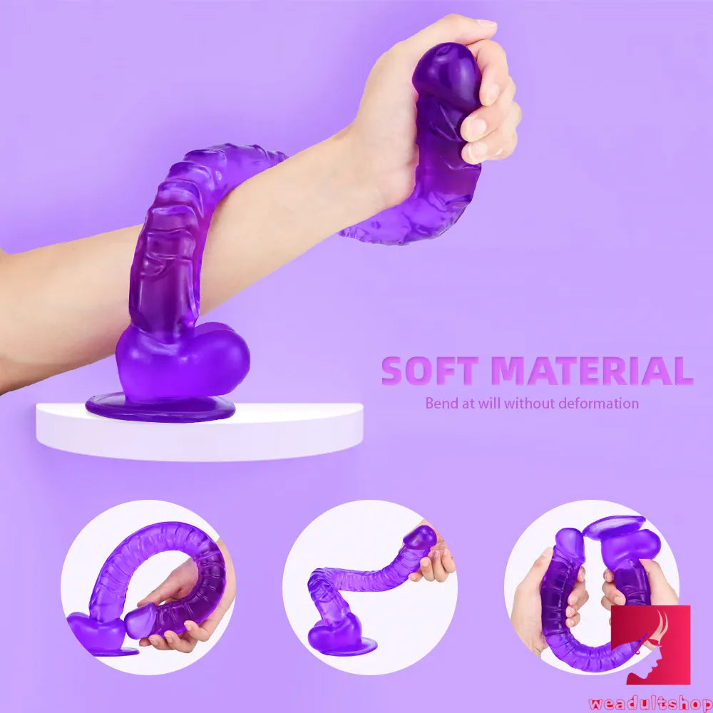 16.5in Super Long Big Dildo With Base For Hands-free Play