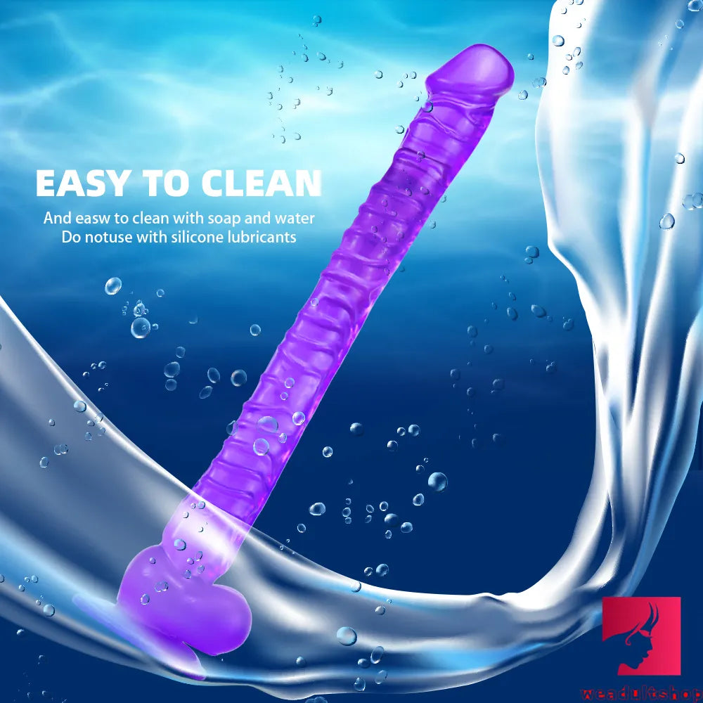 16.5in Super Long Big Dildo With Base For Hands-free Play