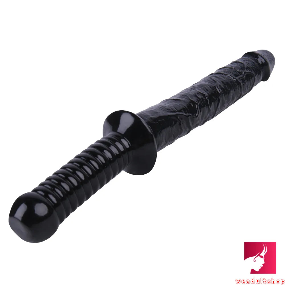 15.35in Realistic Sword Dildo With Handle For Women Masturbation