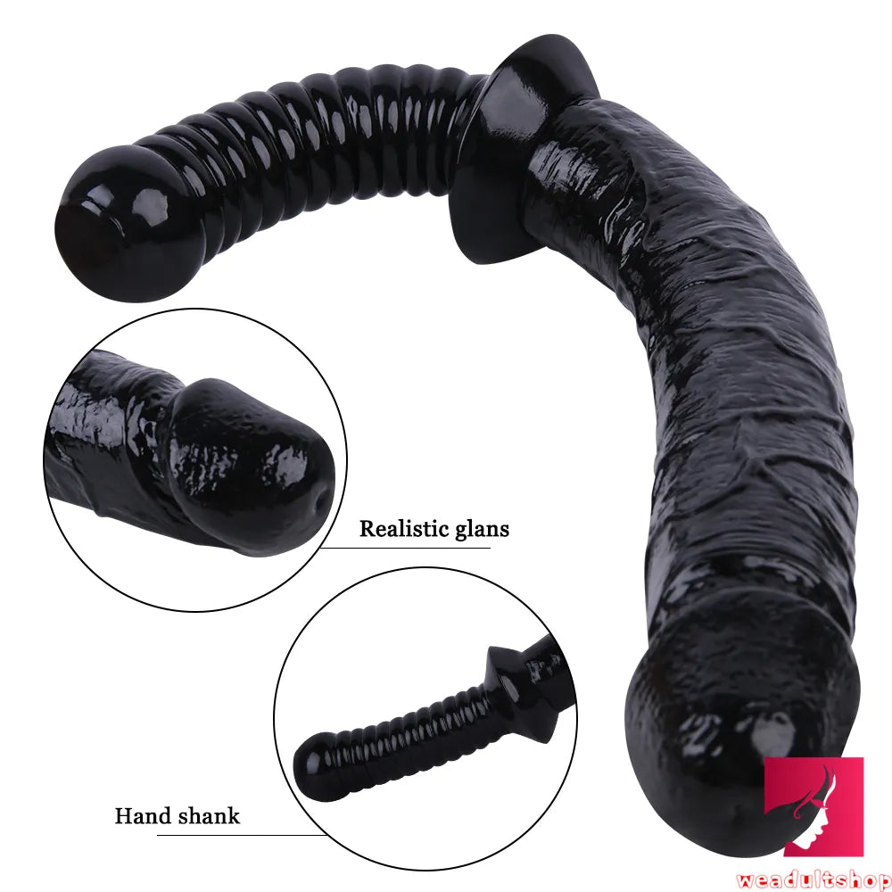 15.35in Realistic Sword Dildo With Handle For Women Masturbation