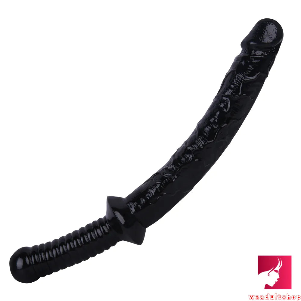 15.35in Realistic Sword Dildo With Handle For Women Masturbation