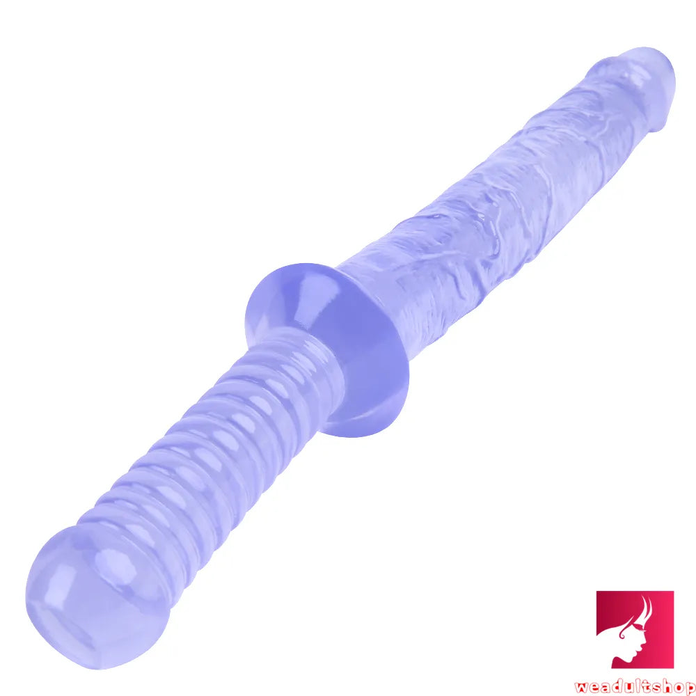 15.35in Realistic Sword Dildo With Handle For Women Masturbation