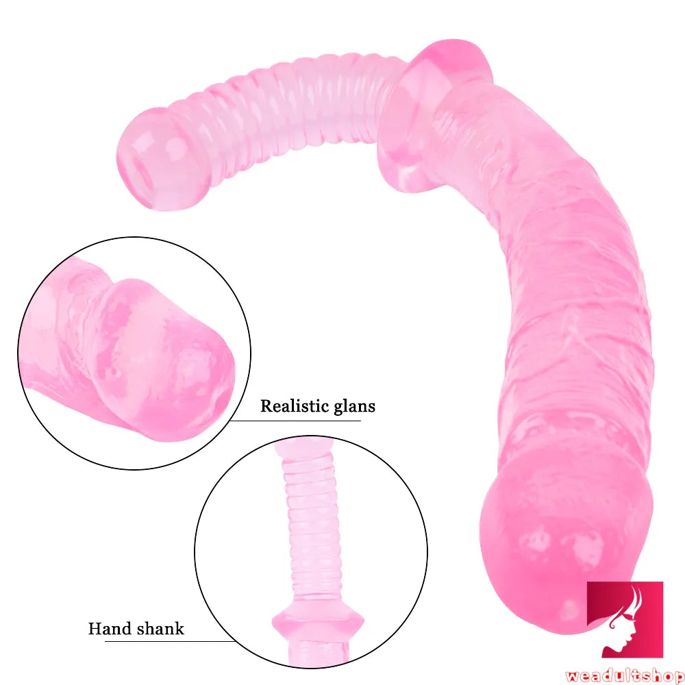 15.35in Realistic Sword Dildo With Handle For Women Masturbation