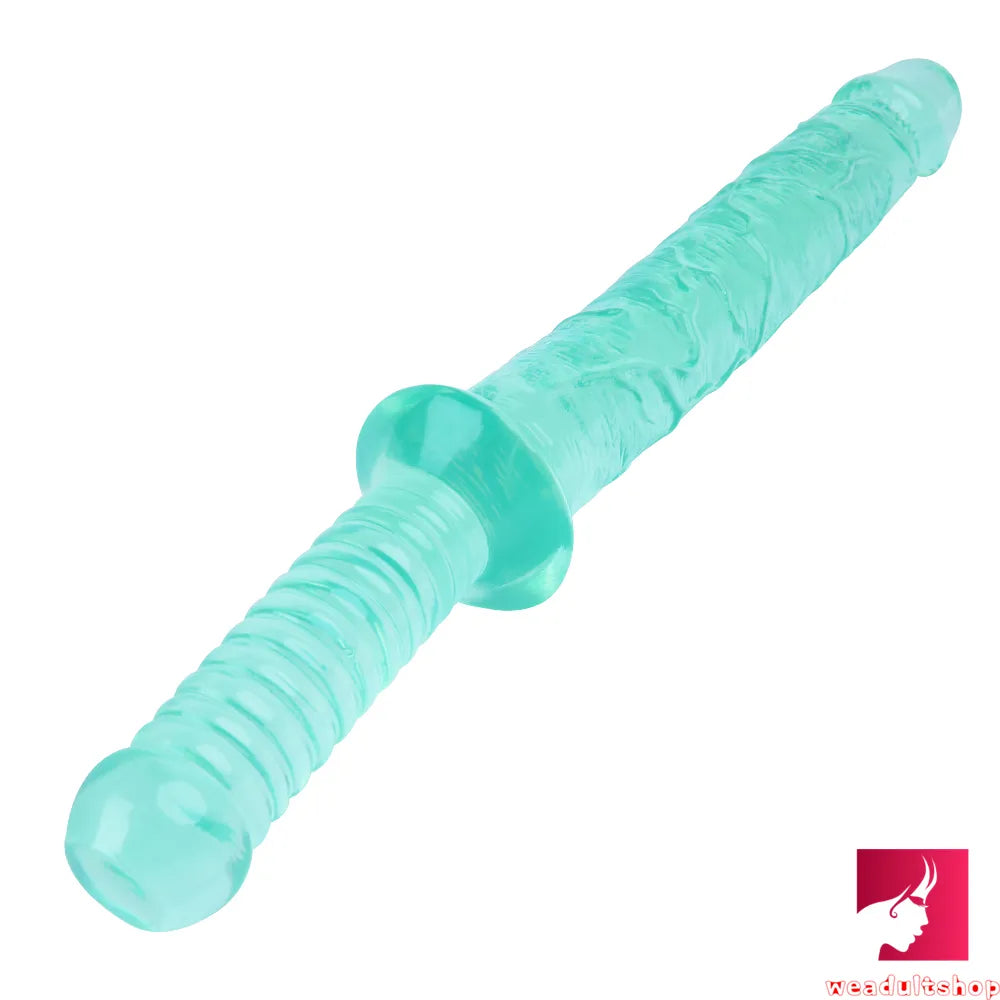 15.35in Realistic Sword Dildo With Handle For Women Masturbation