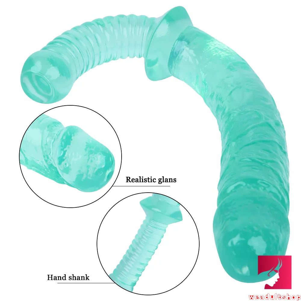 15.35in Realistic Sword Dildo With Handle For Women Masturbation