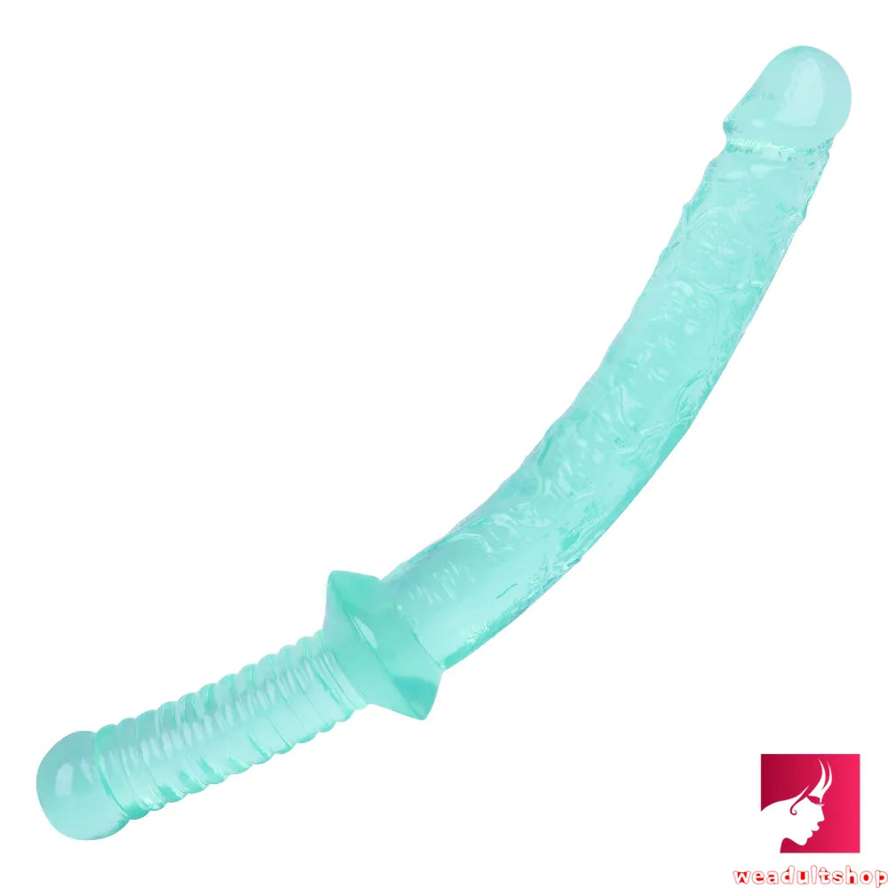 15.35in Realistic Sword Dildo With Handle For Women Masturbation