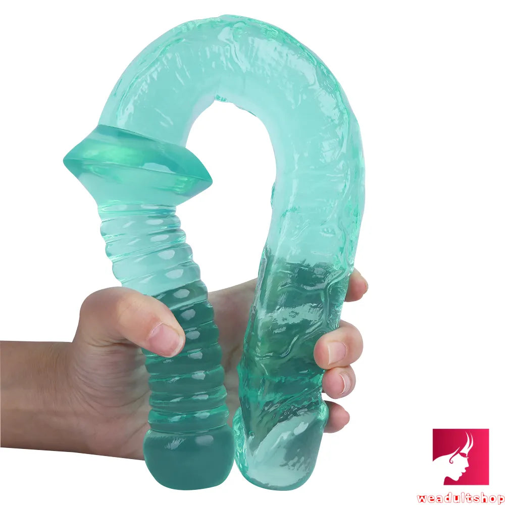 15.35in Realistic Sword Dildo With Handle For Women Masturbation