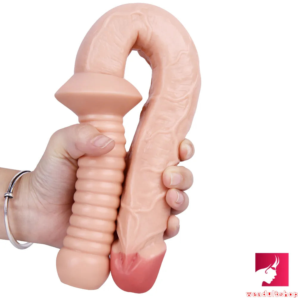 15.35in Realistic Sword Dildo With Handle For Women Masturbation