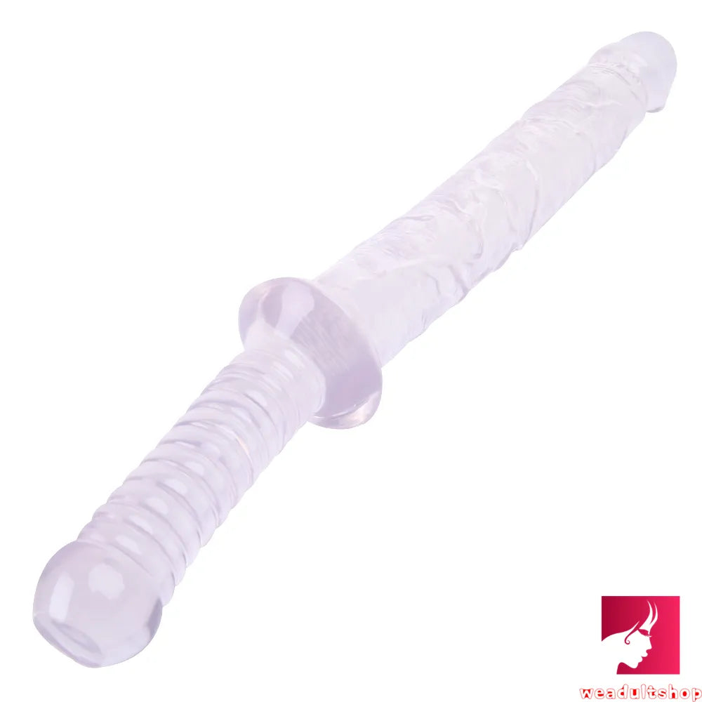 15.35in Realistic Sword Dildo With Handle For Women Masturbation
