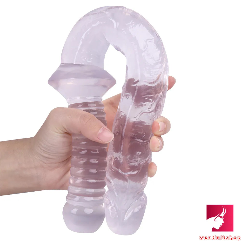 15.35in Realistic Sword Dildo With Handle For Women Masturbation