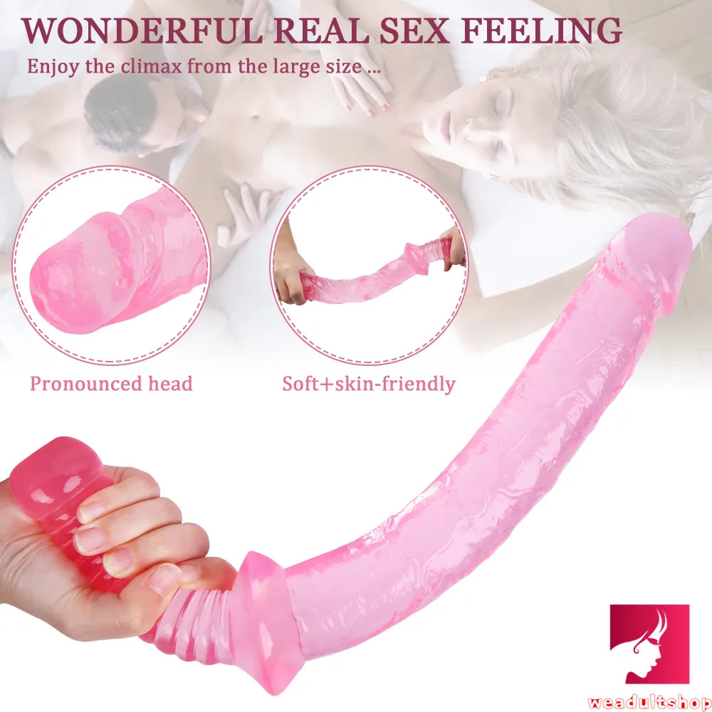 15.35in Realistic Sword Dildo With Handle For Women Masturbation
