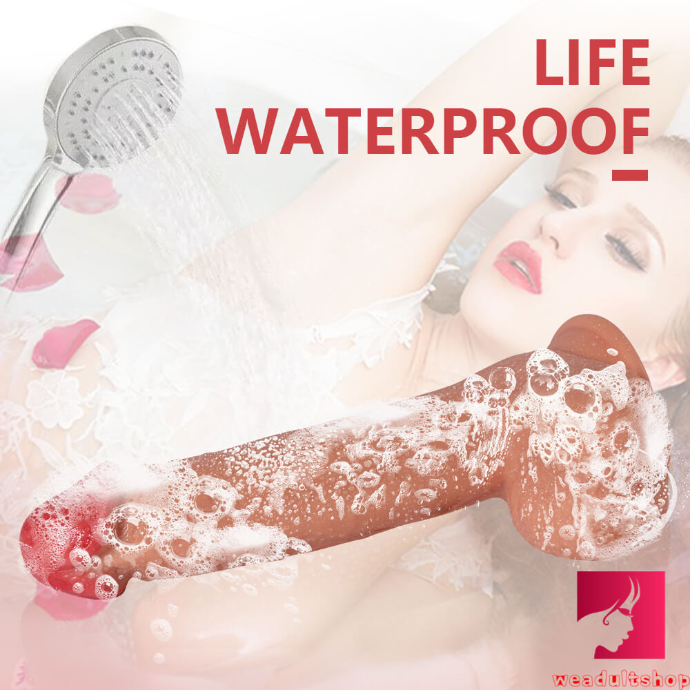 8.85in TPE 20 Frequencies Vibrating Electric Dildo Sex Toy